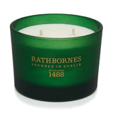 Dublin Retreat Musk, Black Ebony & Amber Scented Two Wick Candle