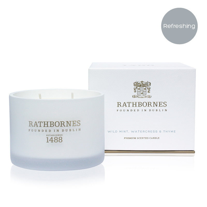 Wild Mint, Watercress & Thyme Scented Classic Candle